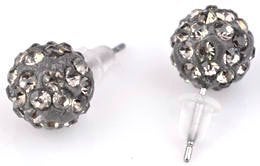 oorbellen 32x10 mm  "black diamond", Overige materialen, Zwart, Nieuw, Ophalen of Verzenden