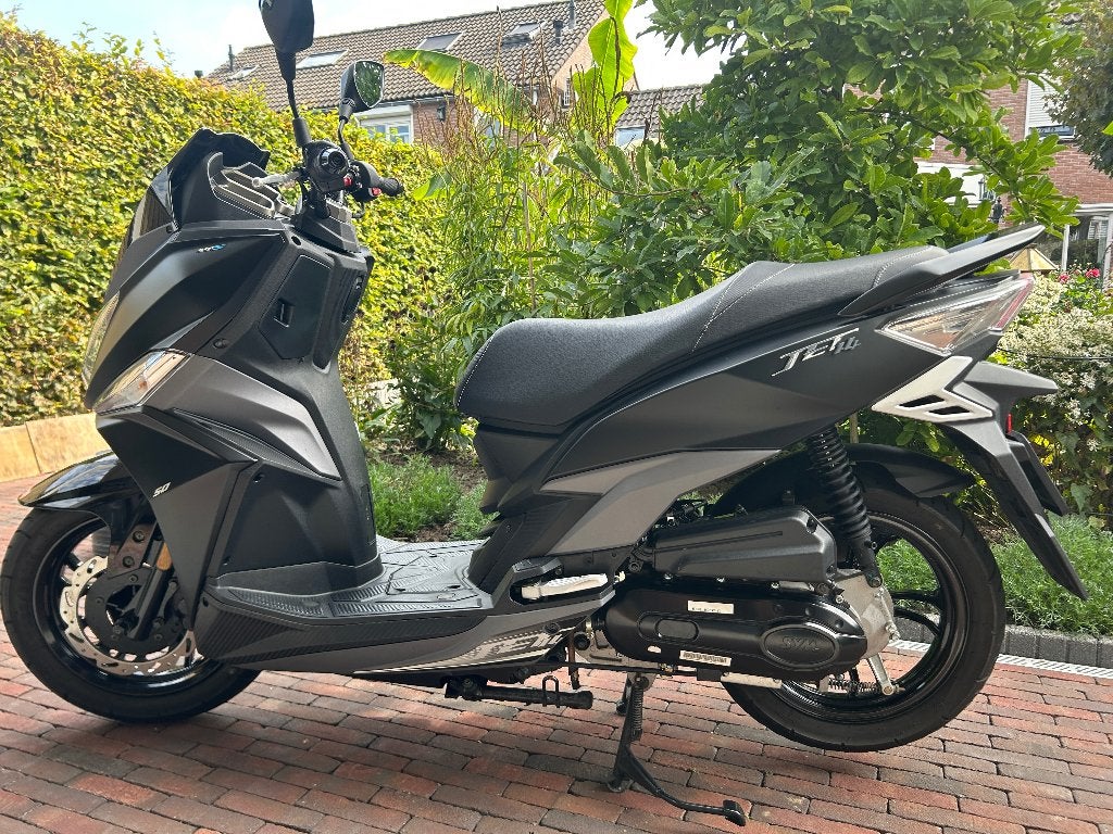 Foto 5 van Sym jet 14 - 50cc geel kenteken 45 km/h