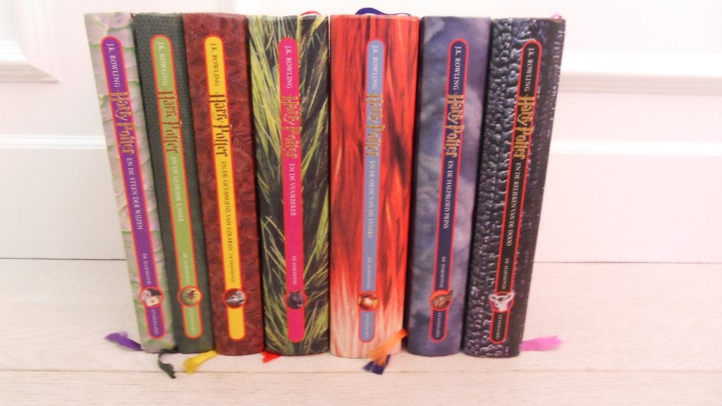 7x J.K. Rowling : Harry Potter deel 1 t/m 7 : complete serie, Ophalen of Verzenden, Gelezen, J.K. Rowling