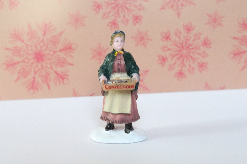 Snoepverkoopster Lemax voor kerstdorp, Ophalen of Verzenden, Gebruikt