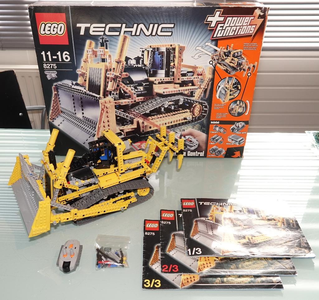 Lego Technic 8275 Motorized Bulldozer (voorloper 42131 D11), Kinderen en Baby's, Speelgoed | Duplo en Lego, Compleet, Gebruikt