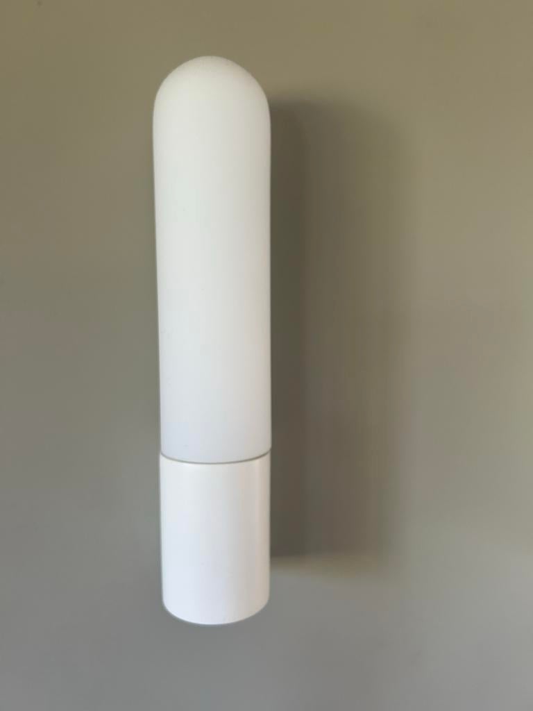 3 x Moderne wandlamp met melkglas, wit, Ophalen of Verzenden, Zo goed als nieuw, Glas