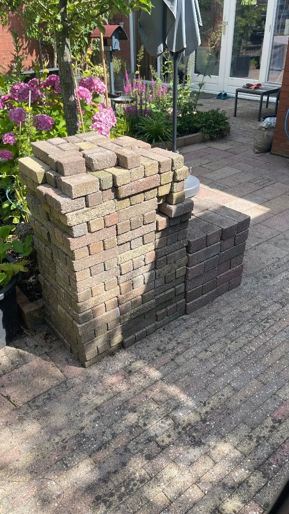 Klinkers en waaltjes gratis af te halen., Ophalen, Gebruikt, Beton, Klinkers