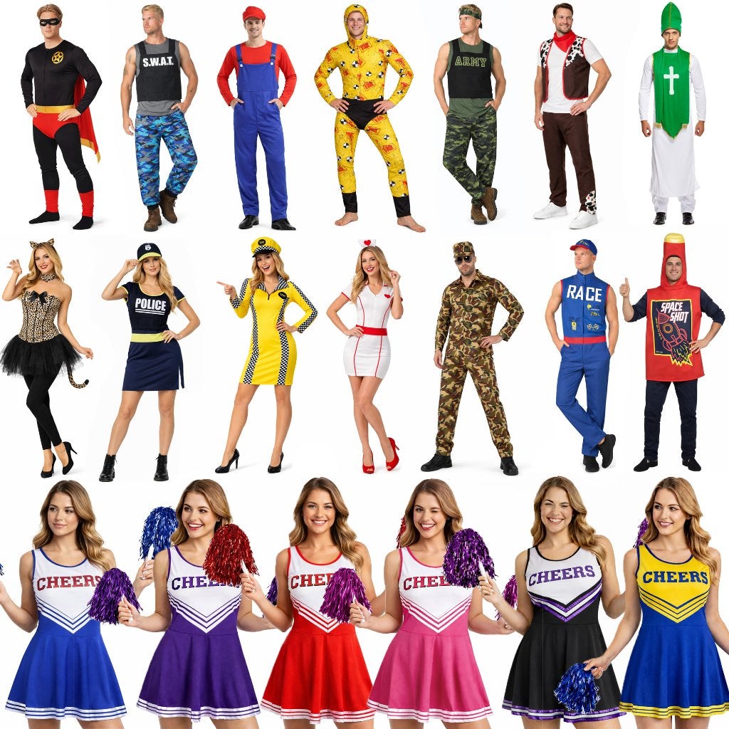 Partij 150 stuks carnavalskleding carnavalspakken carnaval, Carnaval, Nieuw, Kleding, Ophalen
