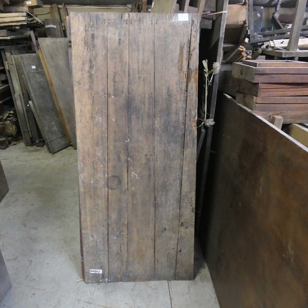 Smalle antieke tafel TX19 landelijk 158x68 oud hout 75%KRTNG, Ophalen of Verzenden