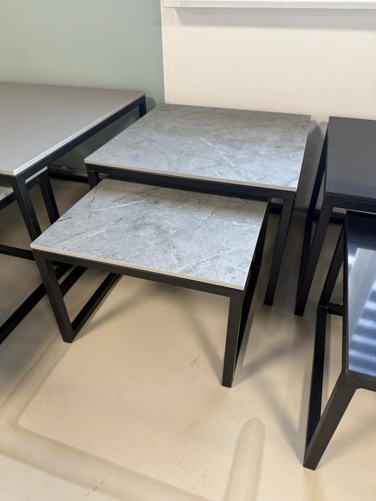 Stijlvolle Dekton Salontafel Set 50 & 60 cm - Nieuw!, Ophalen