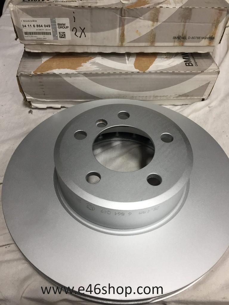 Remschijf SET  BMW E65 E66 Nieuw Origineel BMW OE 3411686404, -, -, Nieuw, Ophalen of Verzenden