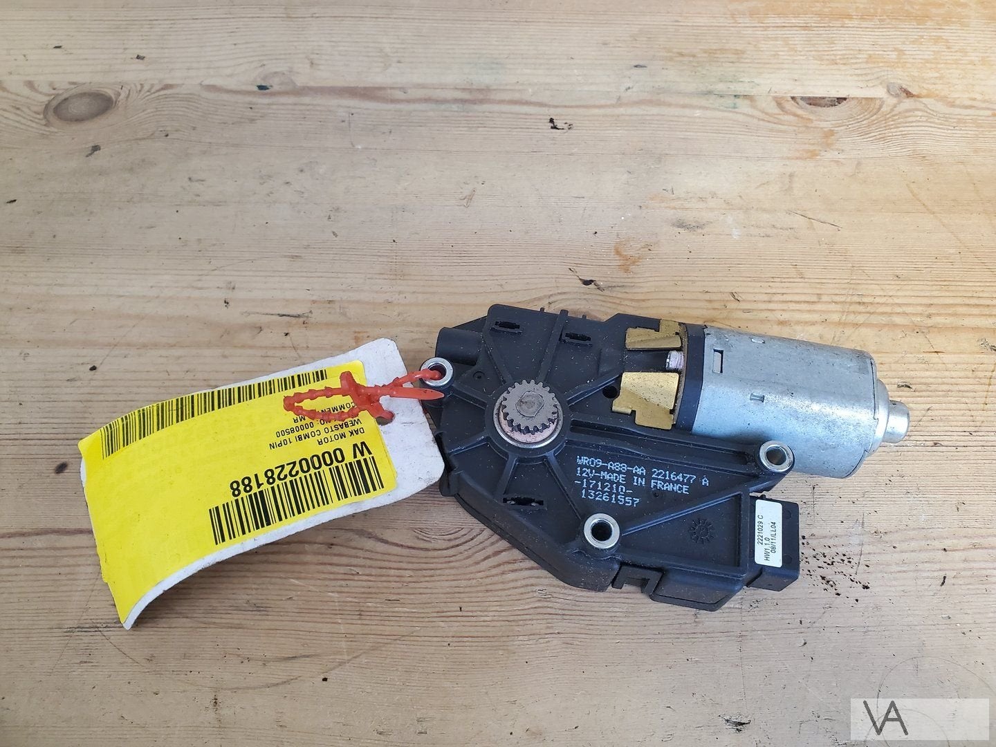 Renault Laguna 3 Scenic 3 Megane 3 schuifdak motor 2216477a, Gebruikt, -, Renault, -