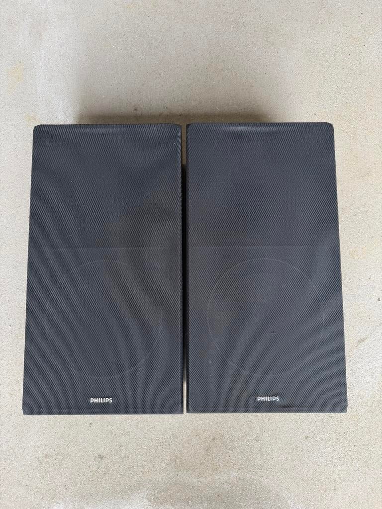 Twee Philips speakers - Type 70FB277/02P, Ophalen, Philips, Gebruikt, 60 tot 120 watt