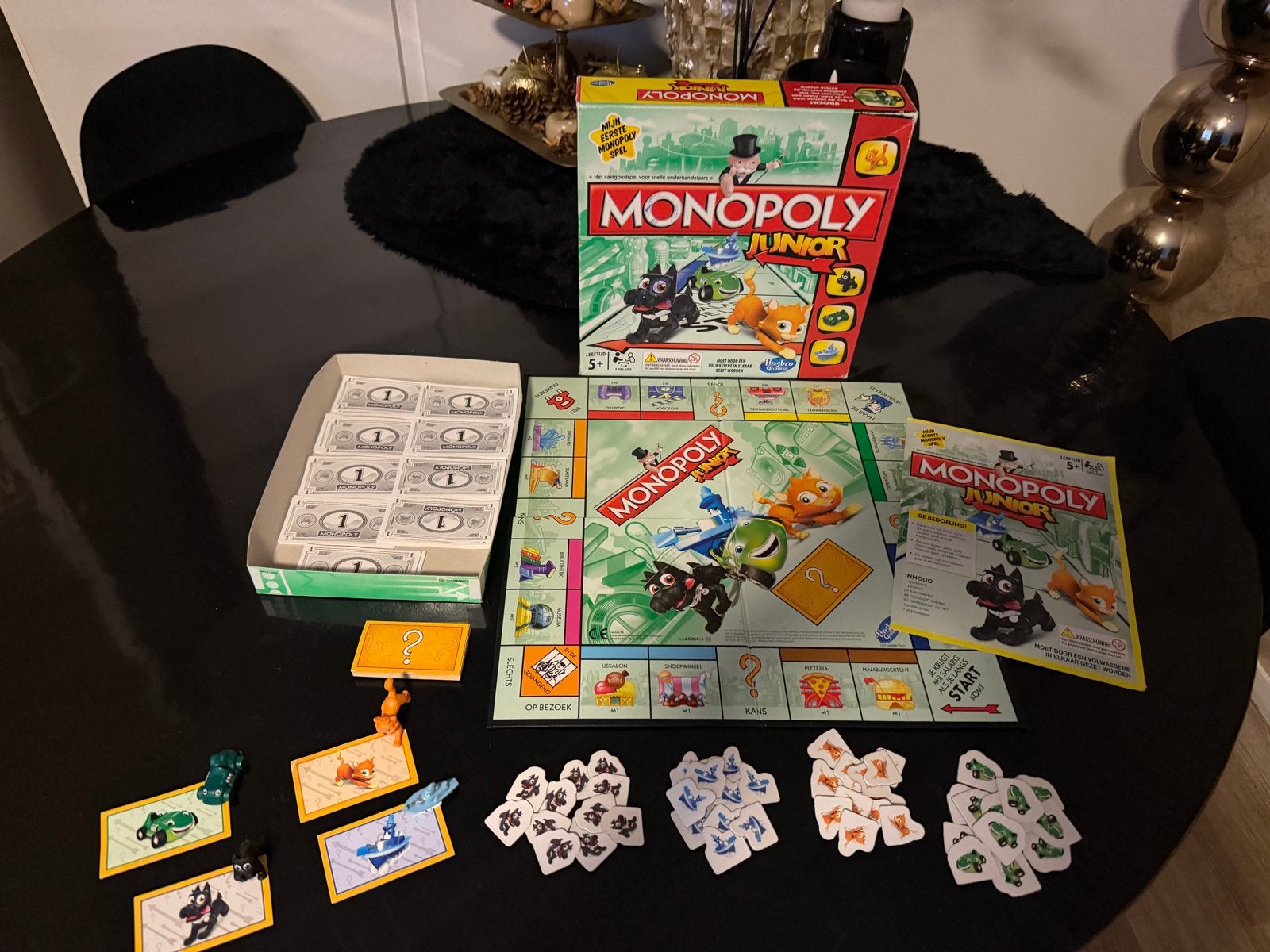 Monopoly Junior - Compleet Gezelschapsspel, Hobby en Vrije tijd, Drie of vier spelers, Ophalen of Verzenden, Gebruikt
