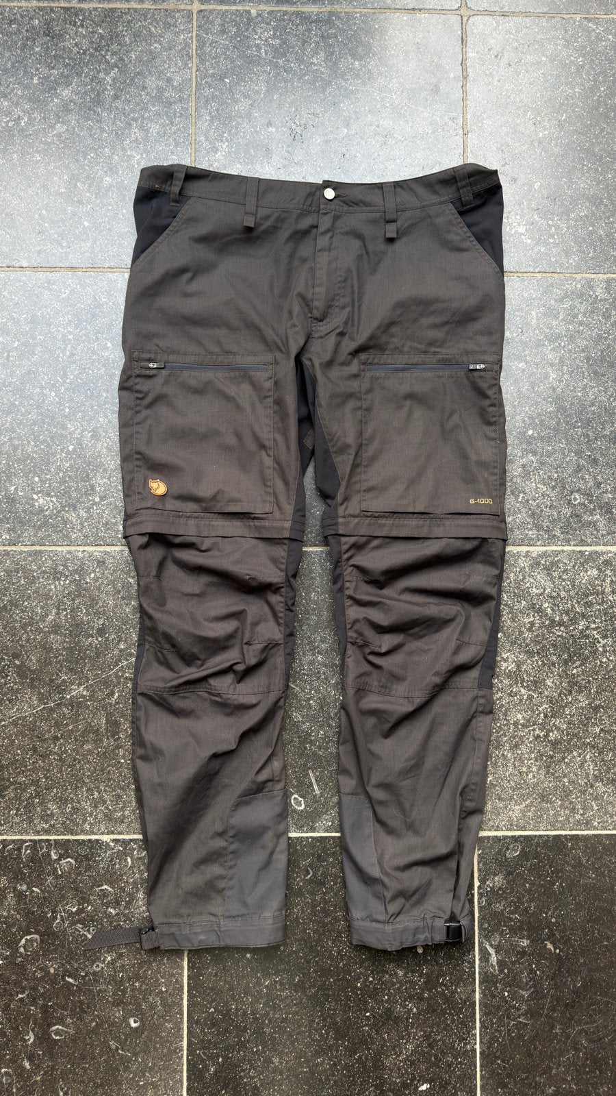 Fjällräven Abisko Lite Trekking Zip-off broek heren zwart XL, Ophalen of Verzenden, Nieuw, Maat 56/58 (XL), Zwart