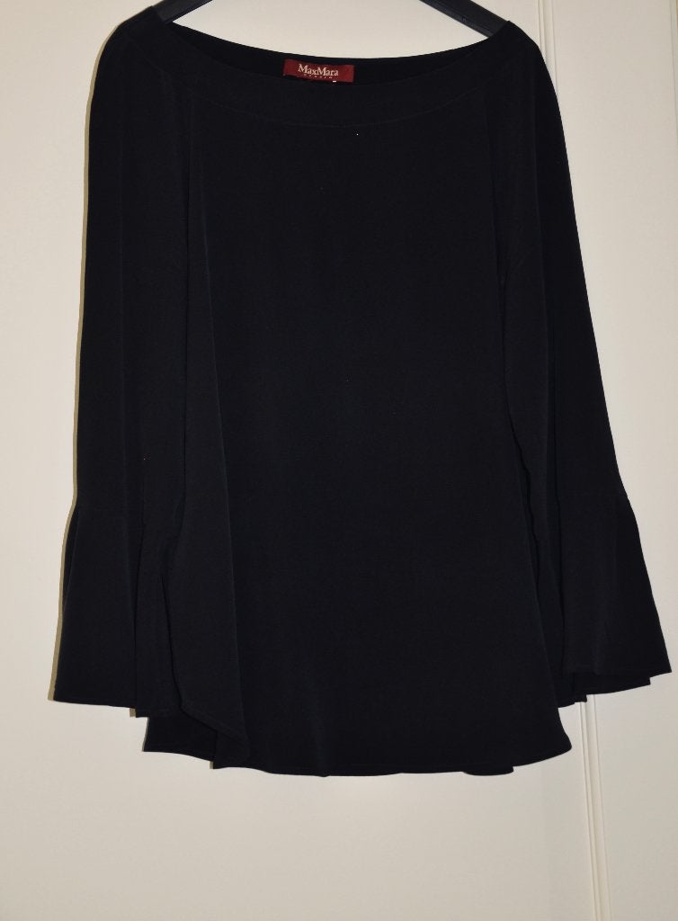 top, Max Mara, maat 40, Kleding | Dames, Tops, Maat 38/40 (M), Zwart, Max Mara, Ophalen of Verzenden