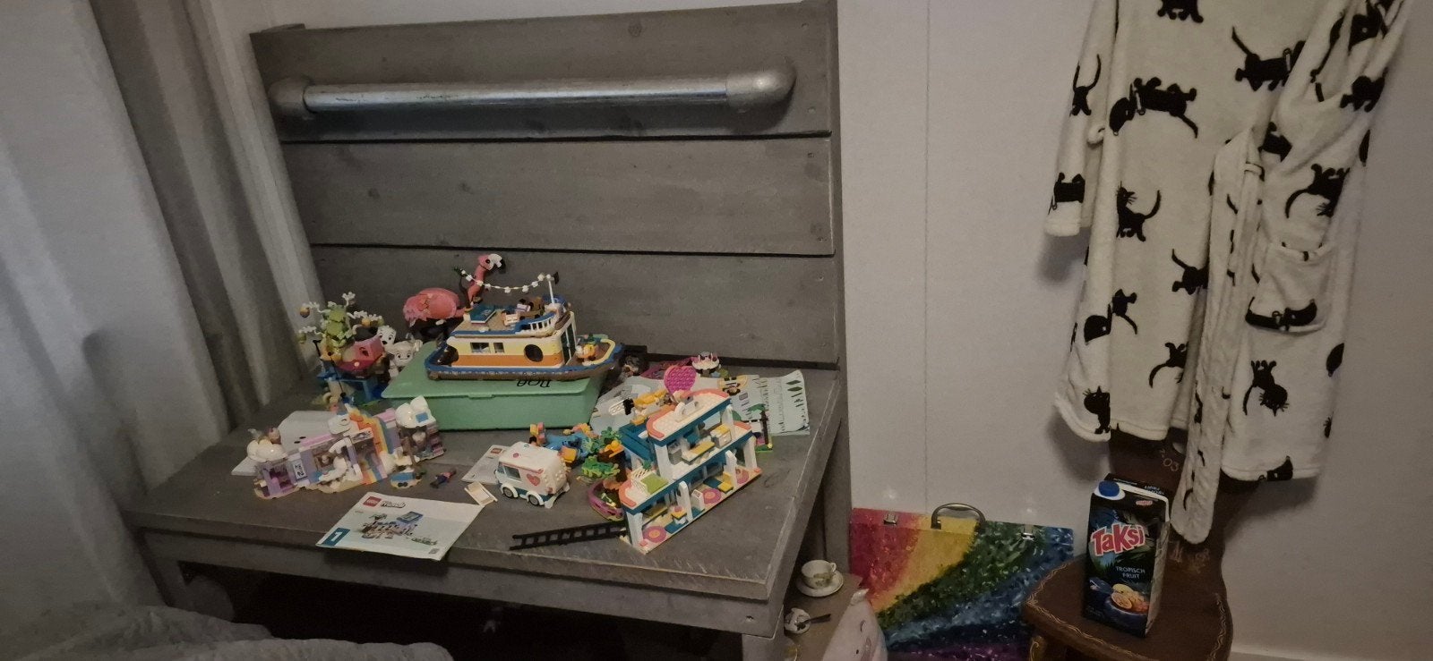 bureau  met nachtkastje  en stoel, Ophalen, Gebruikt, Overige typen