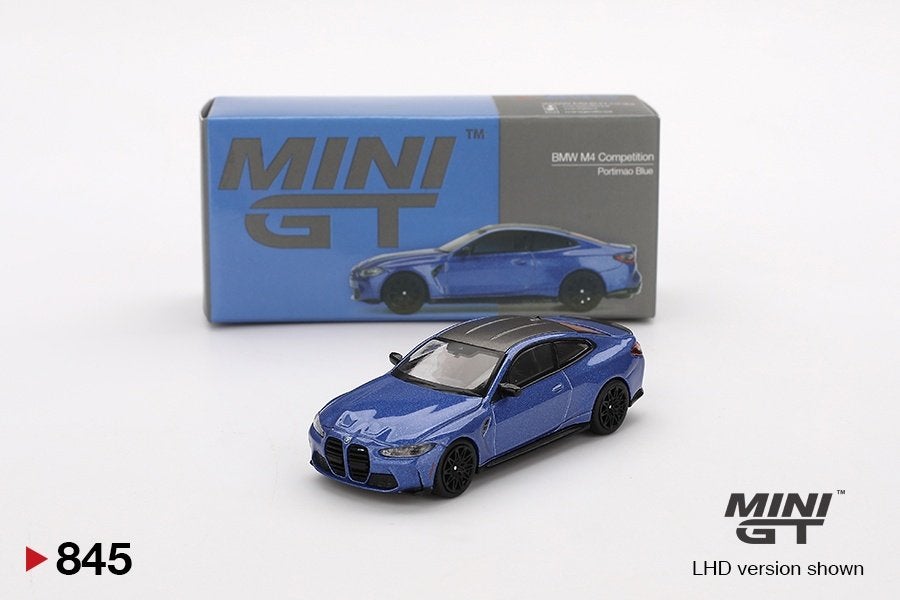 Mini GT BMW M4 Competition (G82) Portimao Blue, Www.rubensmodelautos.nl, Auto, Nieuw, Ophalen of Verzenden