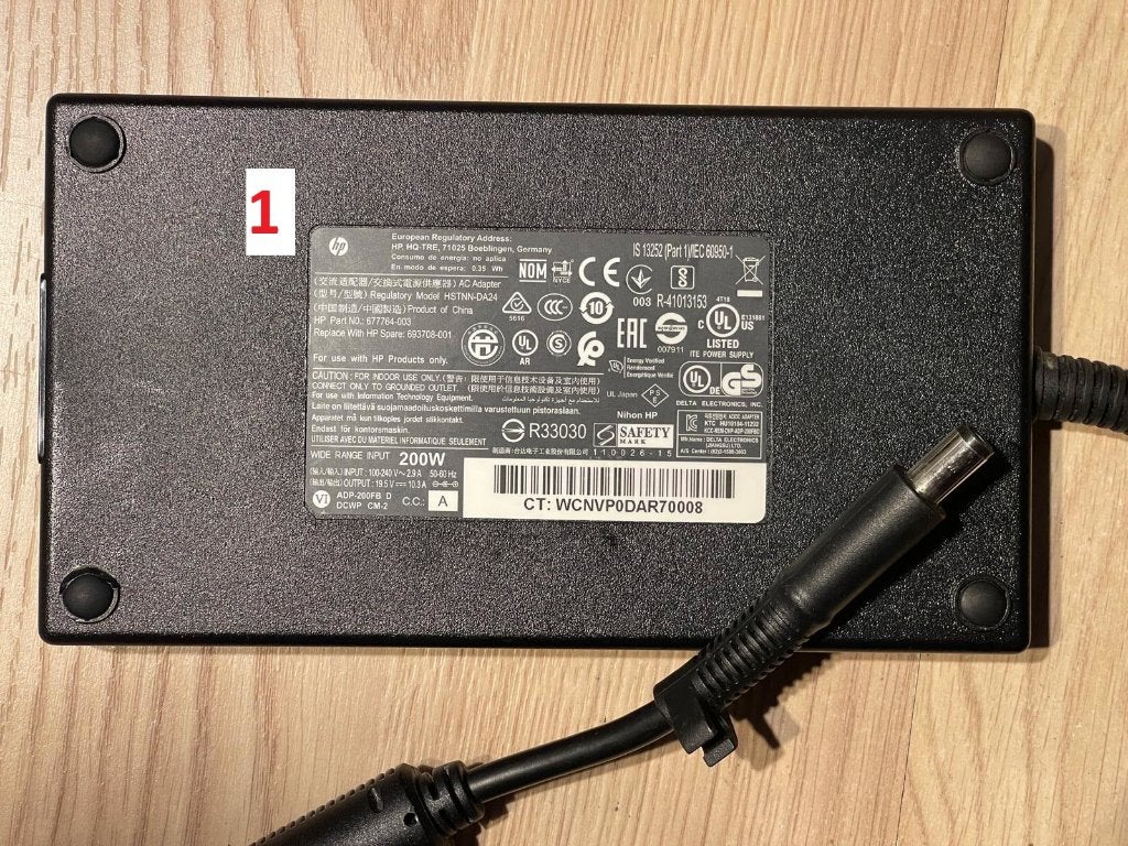 Laptop Adapters HP HSTNN-135/200/230W, Verzenden, Gebruikt, HP Adapter