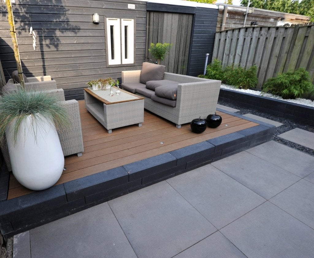 opruiming Linia Excellence stapelblok Antra 10x15x60 nu 2,95, Tuin en Terras, Bielzen en Borders, Ophalen, Blok, Nieuw, Minder dan 25 cm