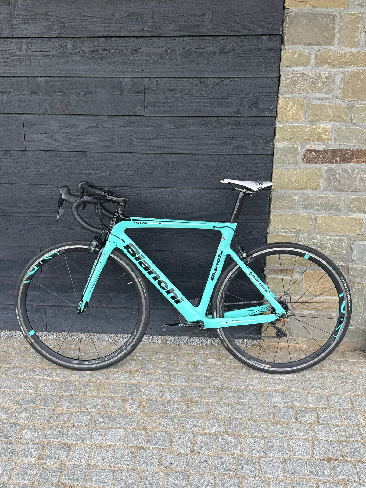Bianchi Aria racefiets - Framemaat 55, 28 inch, Gebruikt, Carbon, Meer dan 20 versnellingen