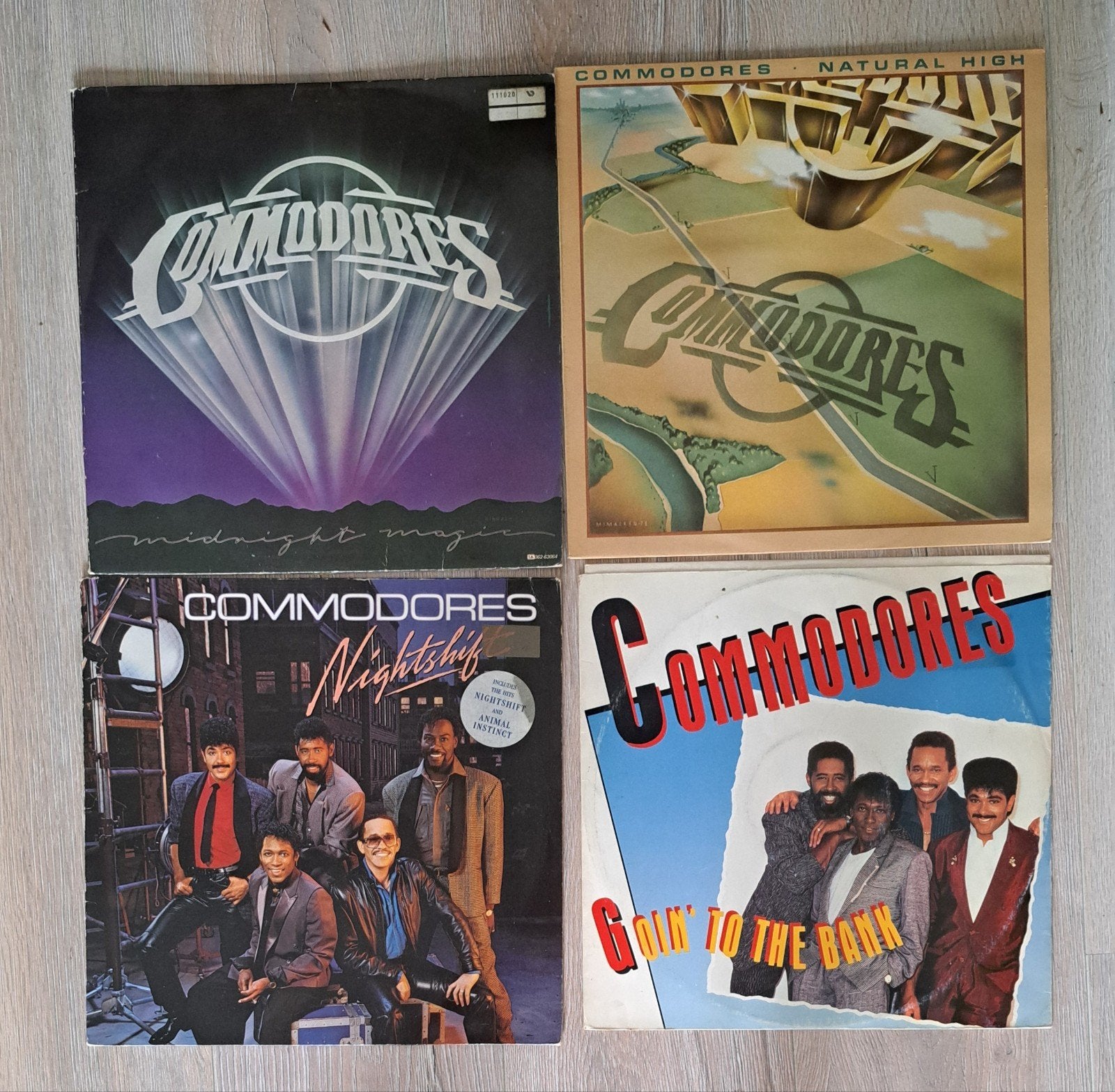 4x LP Commodores  - Midnight Magic, Natural High, Ophalen of Verzenden, Gebruikt, 12 inch