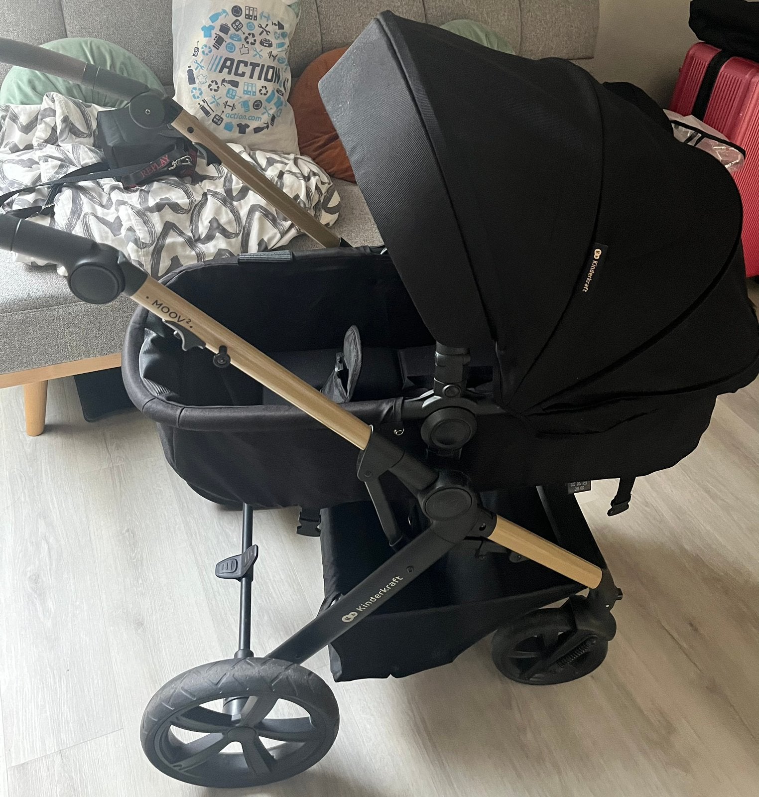 Kinderkraft kinderwagen met maxicosi, Kinderen en Baby's, Kinderwagens en Combinaties, Ophalen, Zo goed als nieuw, Overige merken