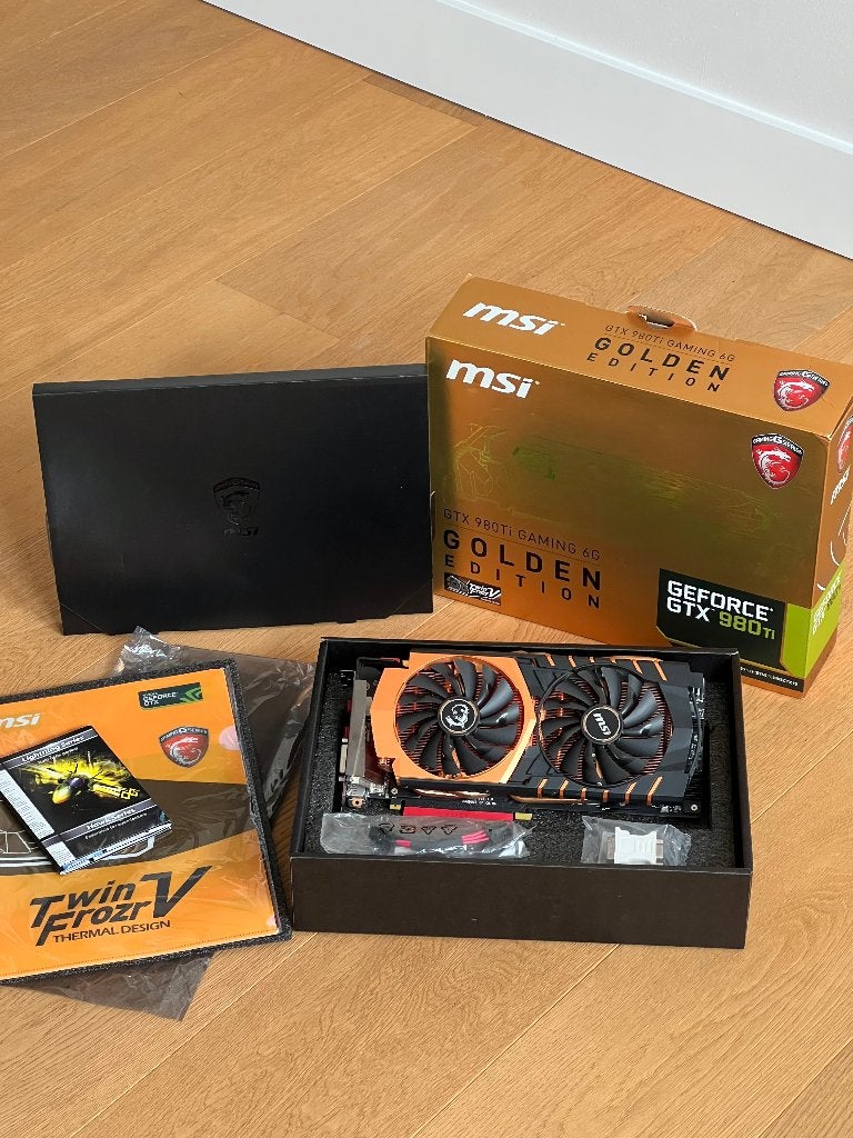 MSI GeForce GTX 980 Ti GAMING 6G GOLDEN EDITION, Ophalen, PCI-Express 4, Nvidia, GDDR5