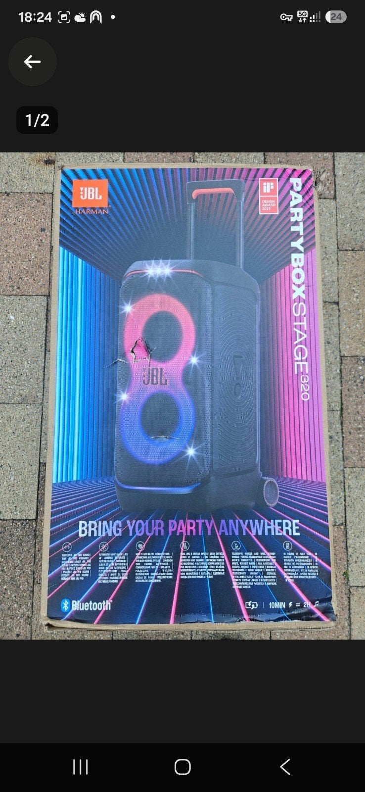 JBL PartyBox Stage 320 - Nieuw in doos