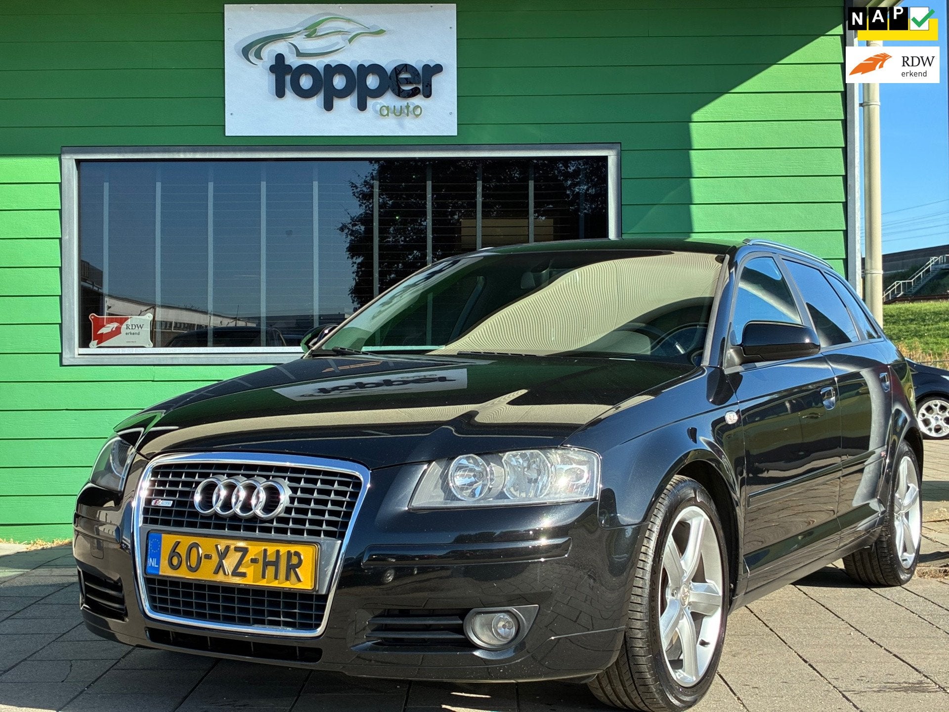 Audi A3 Sportback 2.0 TFSI quattro Pro S-Line|2e Eigenaar|D-, Gebruikt, 4 cilinders, 1984 cc, Zwart