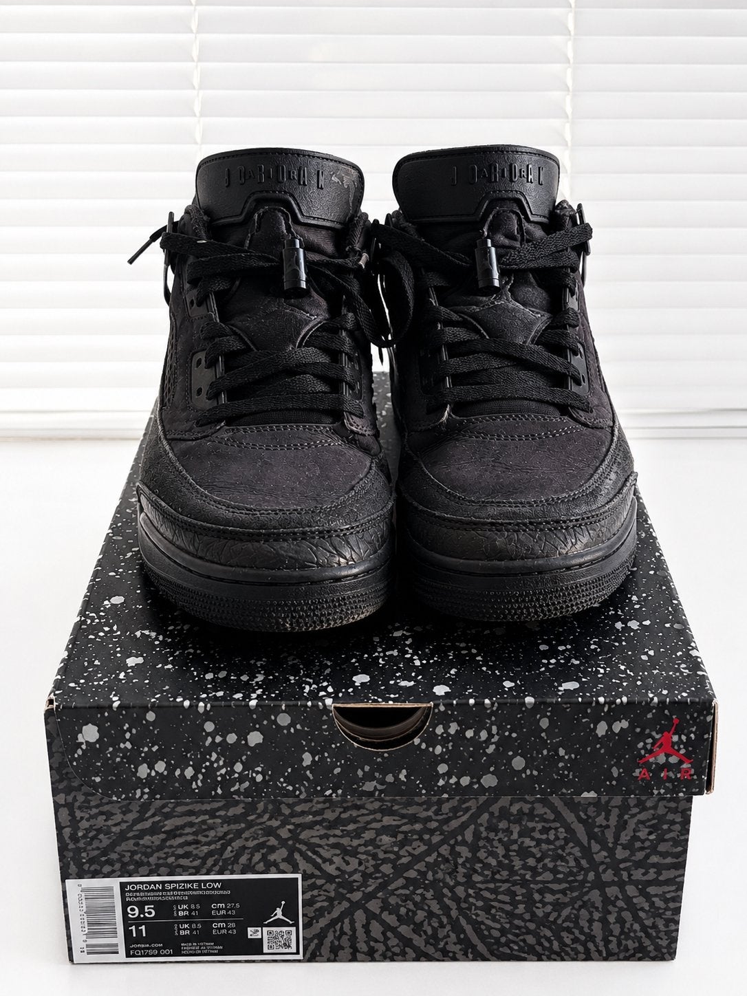 Jordan Spizike sneakers maat 43 nette staat, Zwart, Ophalen of Verzenden, Sneakers of Gympen, Gedragen