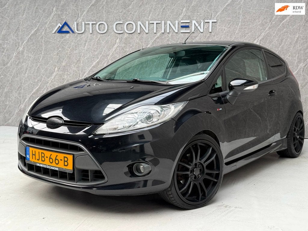 Ford FIESTA 1.6 Ghia 120 PK / Onderhouden / Leder / APK / St, 1596 cc, Gebruikt, Zwart, 4 cilinders