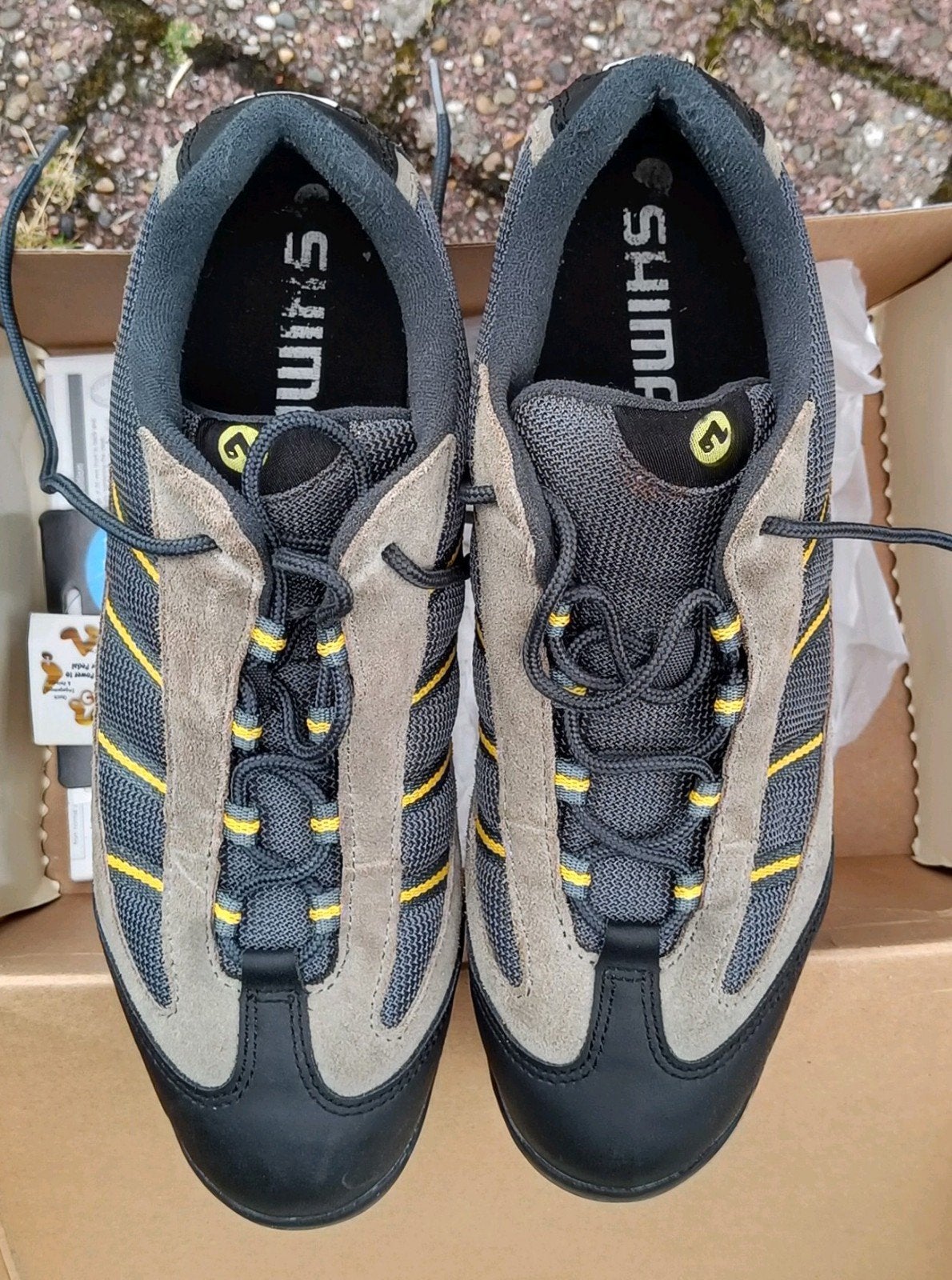 Shimano SH-M021Y maat 46 (44) met cleats/schoenplaatjes, Ophalen of Verzenden, Gebruikt, Schoenen