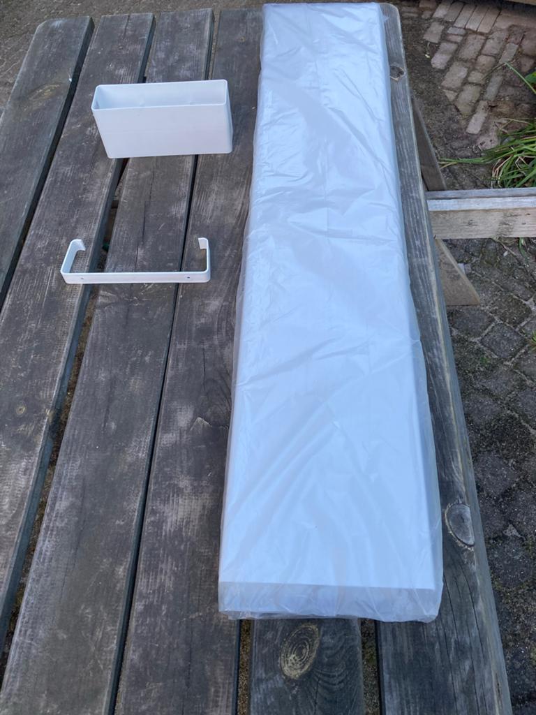 T125 Ventilatiekoker Set: Koker, Koppeling & Klem 204x60mm, Ophalen, Nieuw, Ventilator en Afzuiger