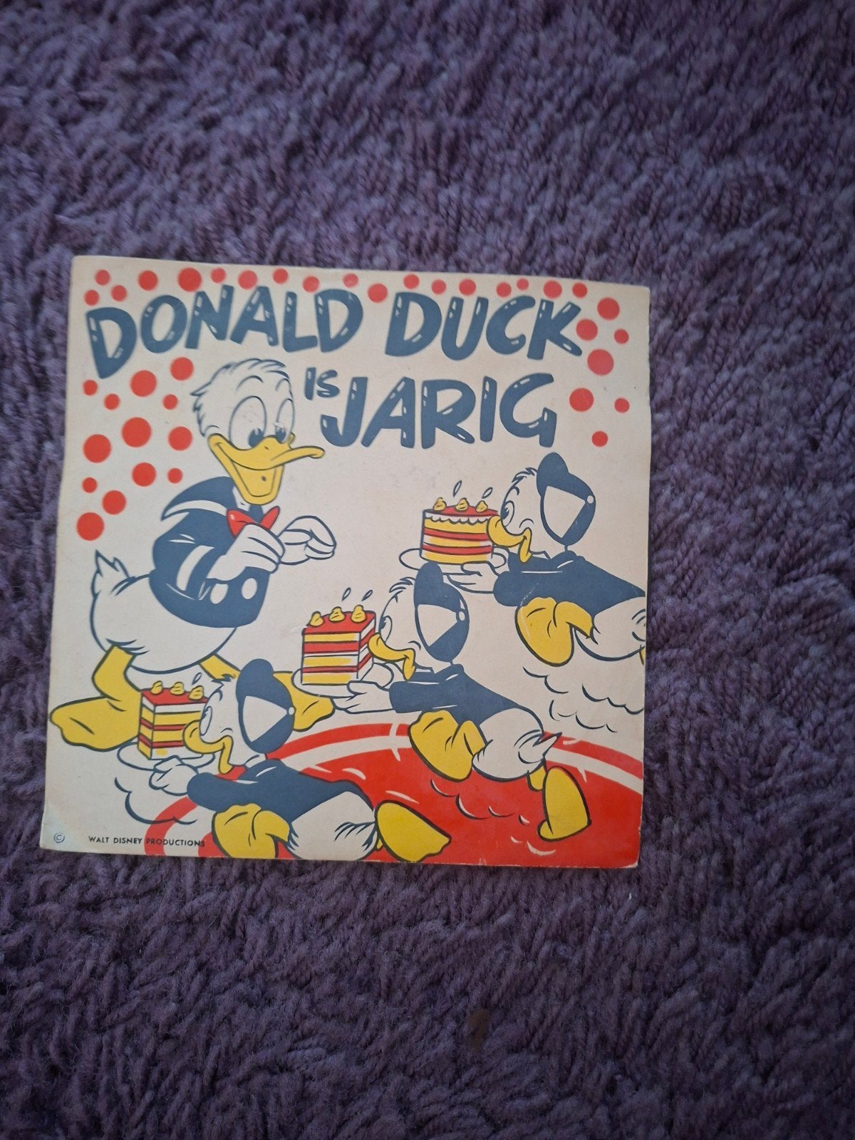 Vintage Disney singeltje, Ophalen of Verzenden