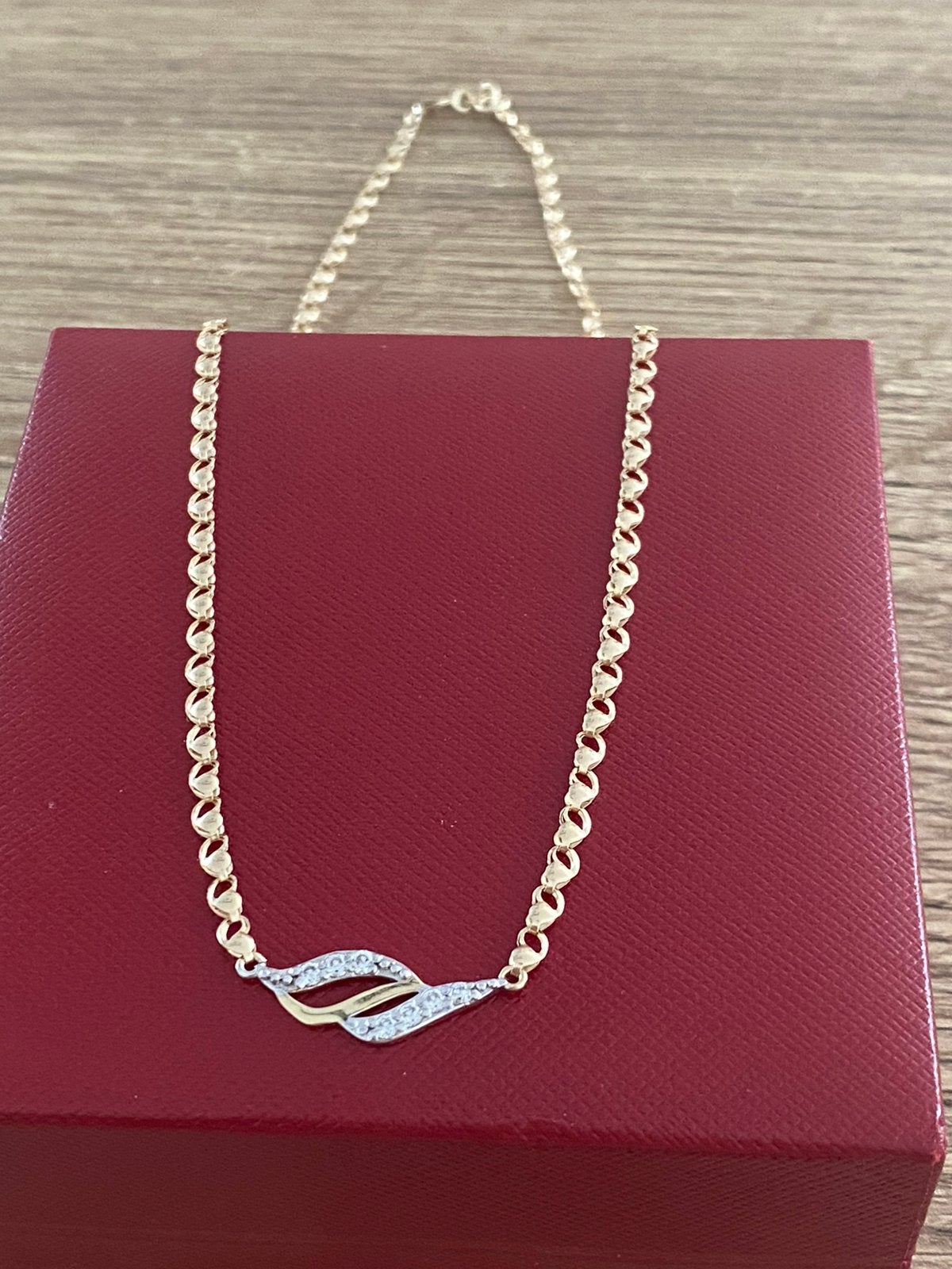 Mooie 14 karaat gouden ketting 585 goud, -, -, Nieuw, Ophalen of Verzenden
