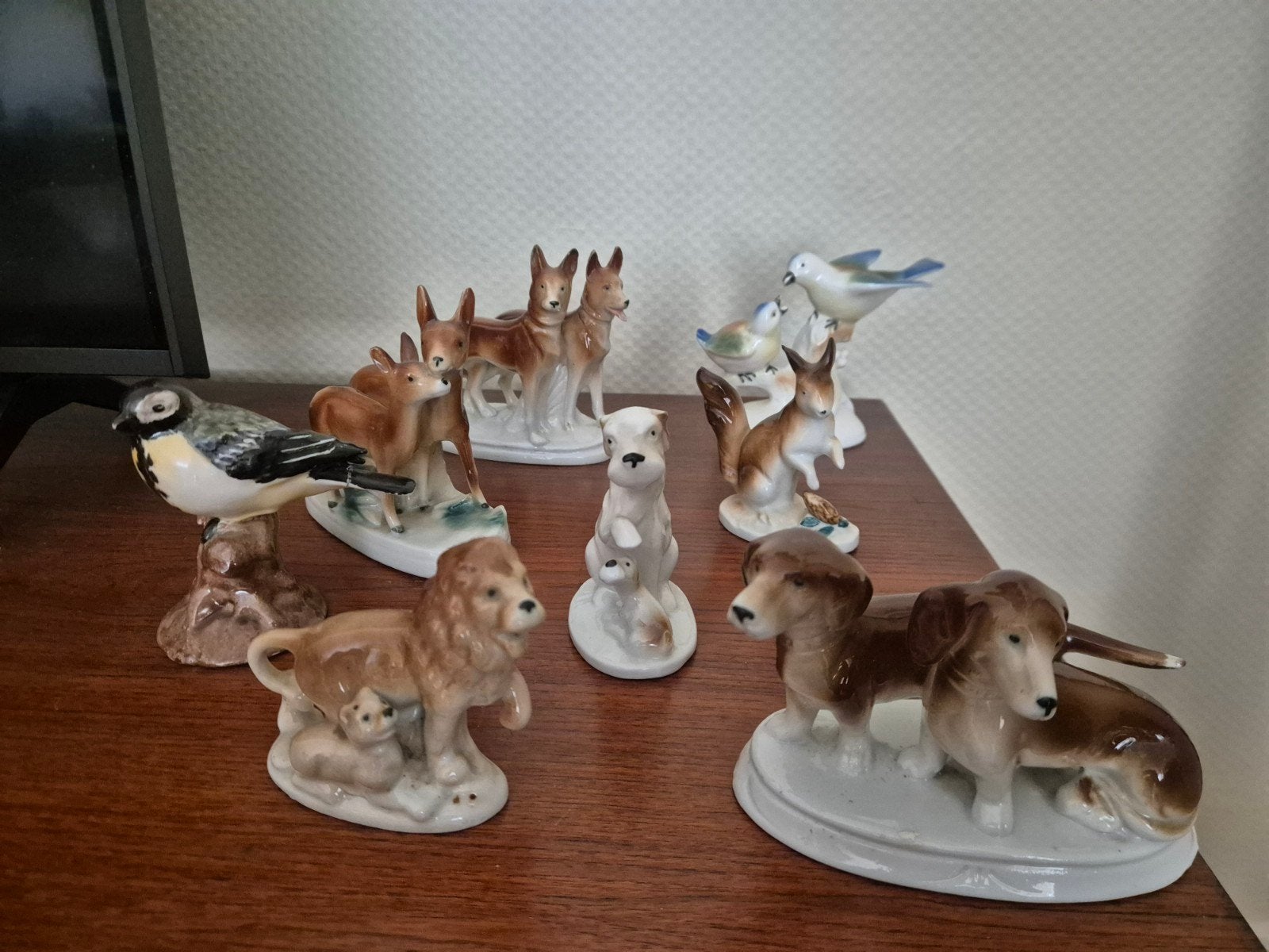 Verzameling vintage GDR porseleinen beeldjes (dieren), Ophalen of Verzenden, Gebruikt, Dier