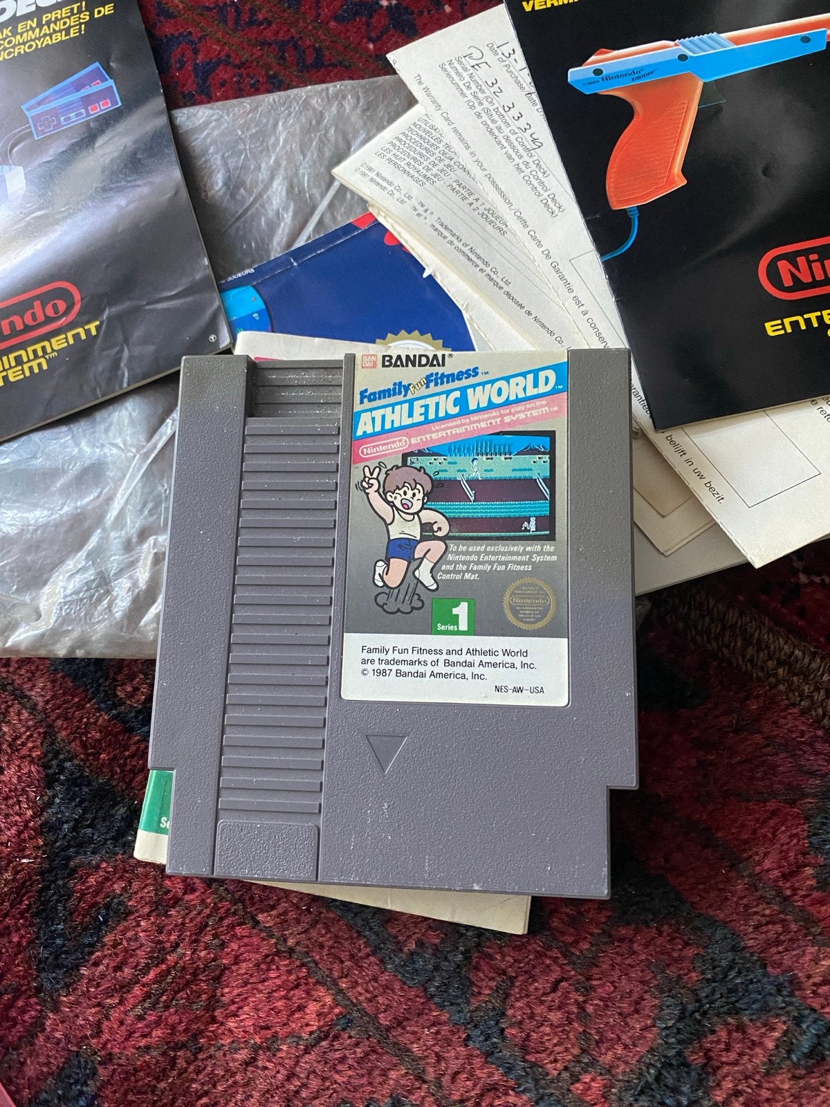 Bandai Family & Fitness Athletic World NES (PAL), Spelcomputers en Games, Gebruikt, 1 speler, Ophalen of Verzenden, Vanaf 3 jaar