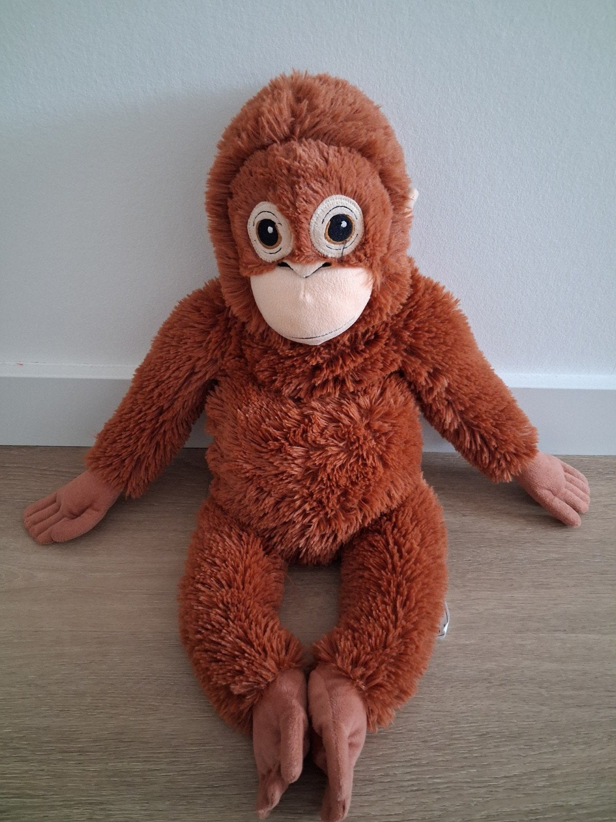 Knuffel Ikea aap Djungelskog bruin oerang oetan L1936, Ophalen of Verzenden, Zo goed als nieuw, Overige typen