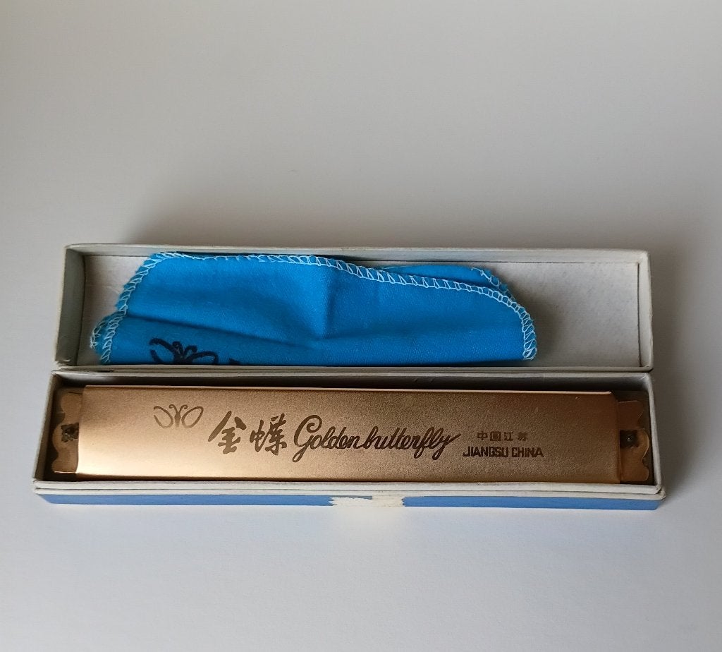 mond harmonica, Ophalen of Verzenden, Gebruikt, Overige typen, Met koffer of doosje