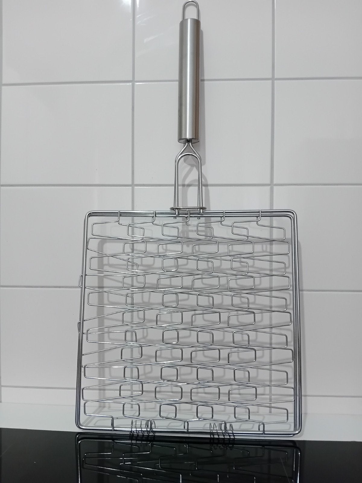 Visrooster/Visklem Rvs voor BBQ. Nieuw!, Ophalen, Nieuw