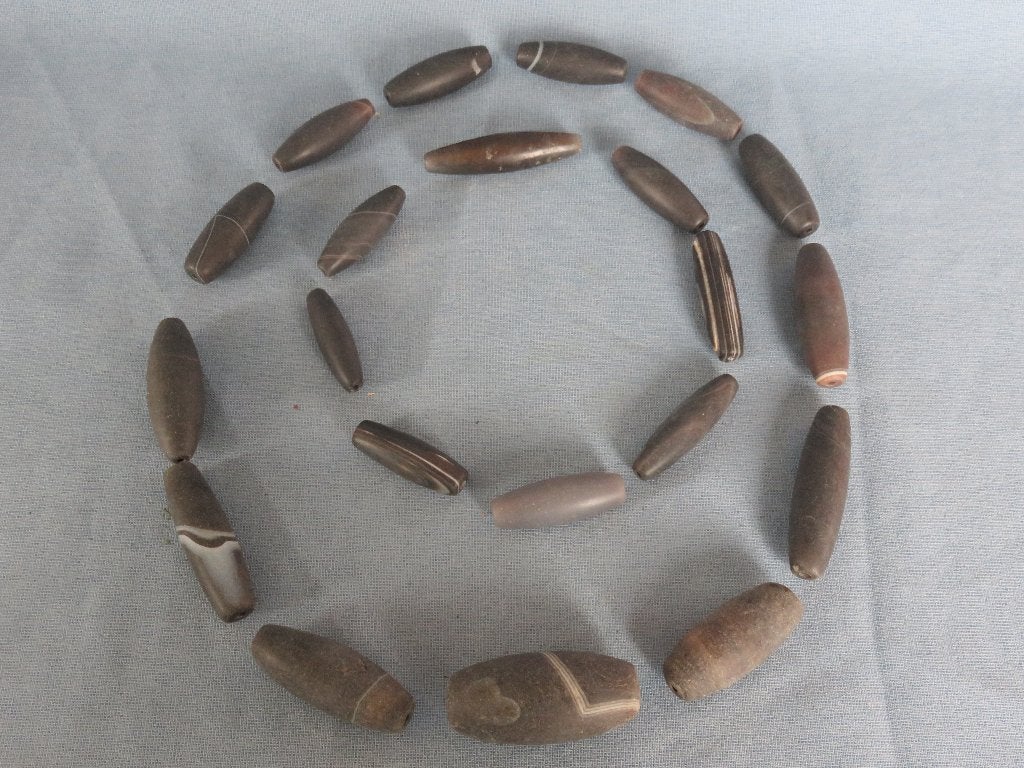 Archeologische grote stenen kralen . bodemvondsten, Ophalen of Verzenden