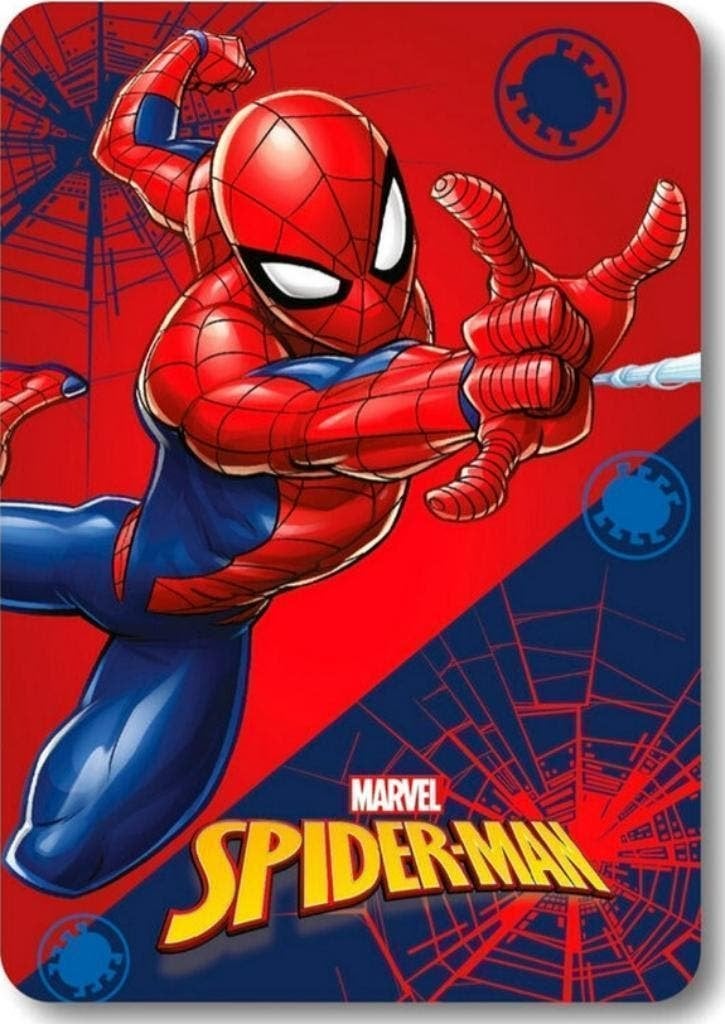 Spiderman Fleece Deken Strike - Marvel Fleecedeken / Plaid, Nieuw, Ophalen of Verzenden, Deken of Dekbed, Nvt