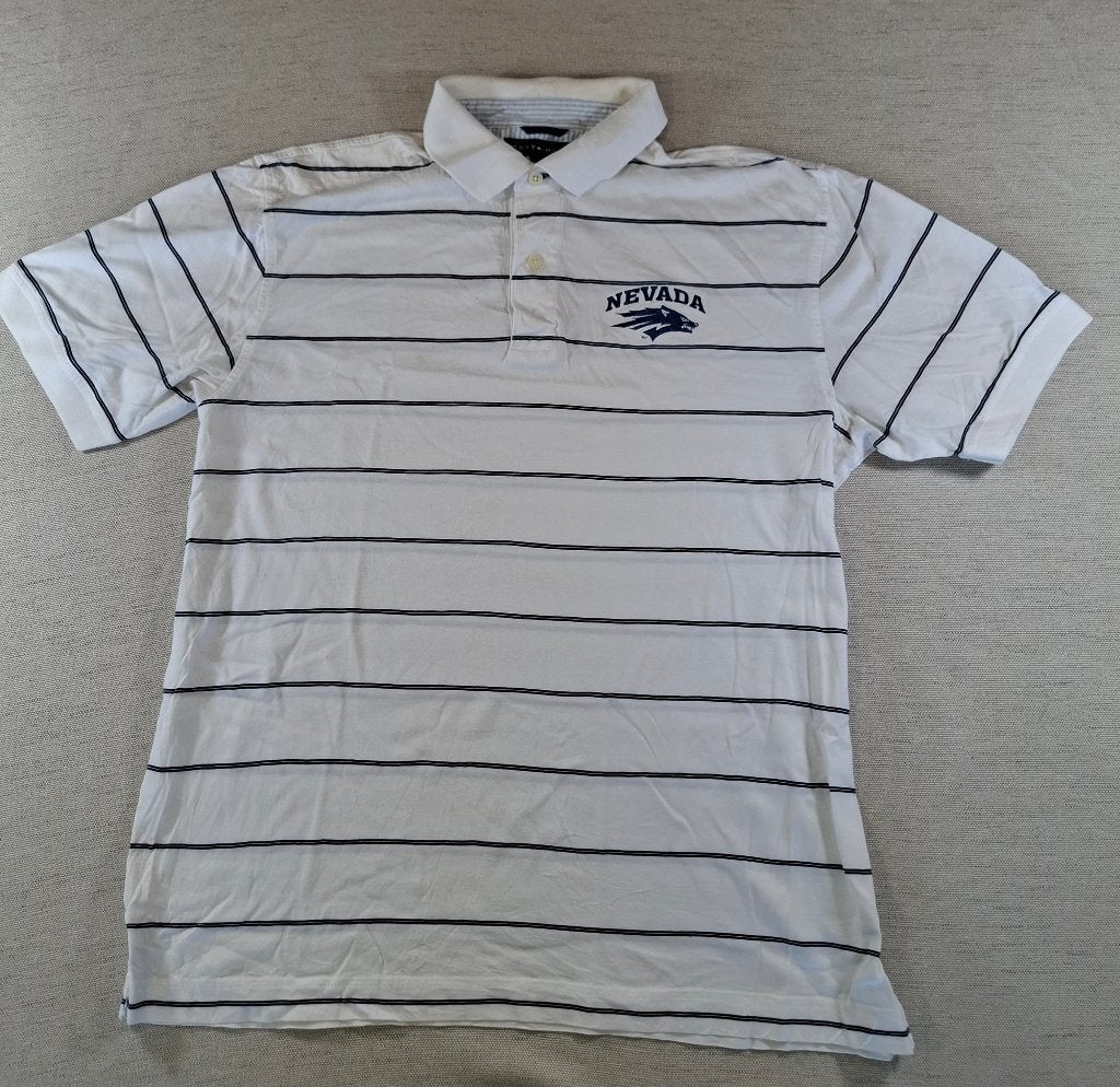 Tommy Hilfiger Polo-shirt maat M Wit/Marineblauw, Wit, Tommy Hilfiger, Zo goed als nieuw, Verzenden
