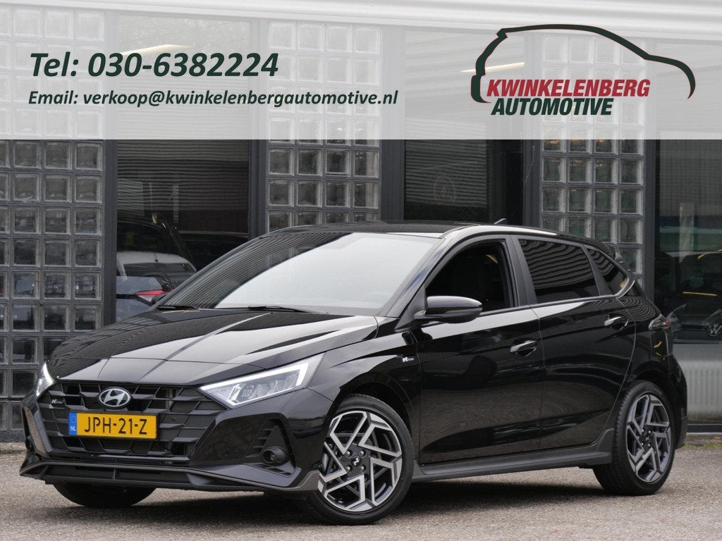 Hyundai i20 1.0 T-GDi N-LINE/ NL-AUTO MET 2.687KM!, Auto's, Hyundai, Automatische klimaatregeling, Gebruikt, Euro 6, Zwart