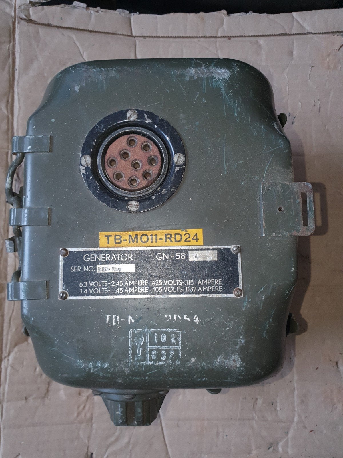 GRC-9, handgenerator GN-58, Ophalen of Verzenden