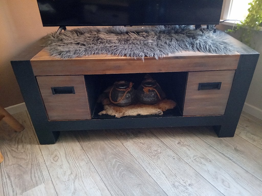 Super leuke meubels, Ophalen, Gebruikt, Teakhout, 50 tot 100 cm
