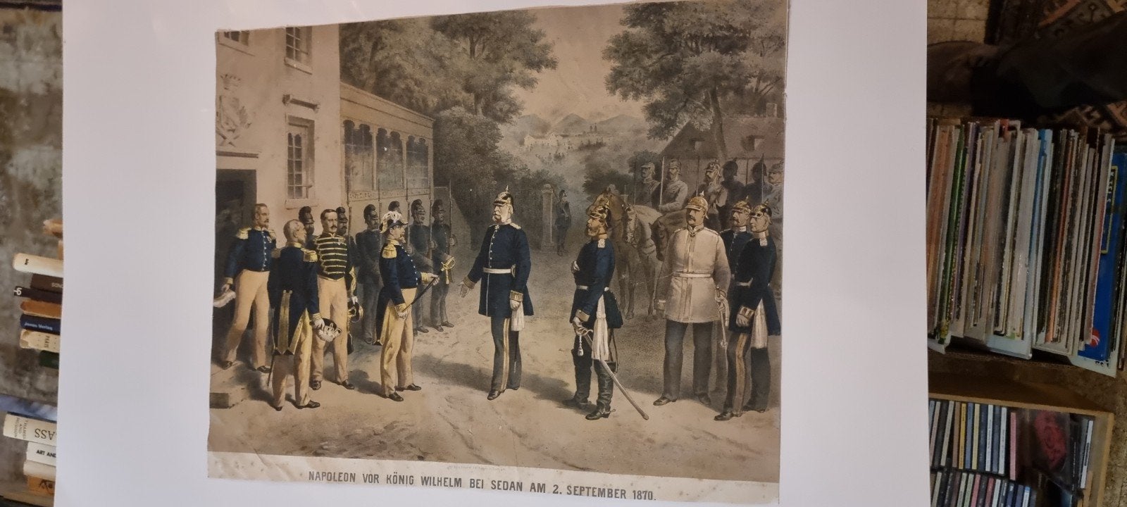Historische prent: Napoleon III en Koning Wilhelm I (4738), Ophalen of Verzenden