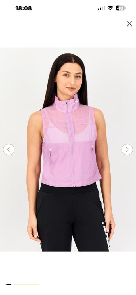 Nike hip roze windjack protector s body running, Ophalen of Verzenden, Zo goed als nieuw, Roze