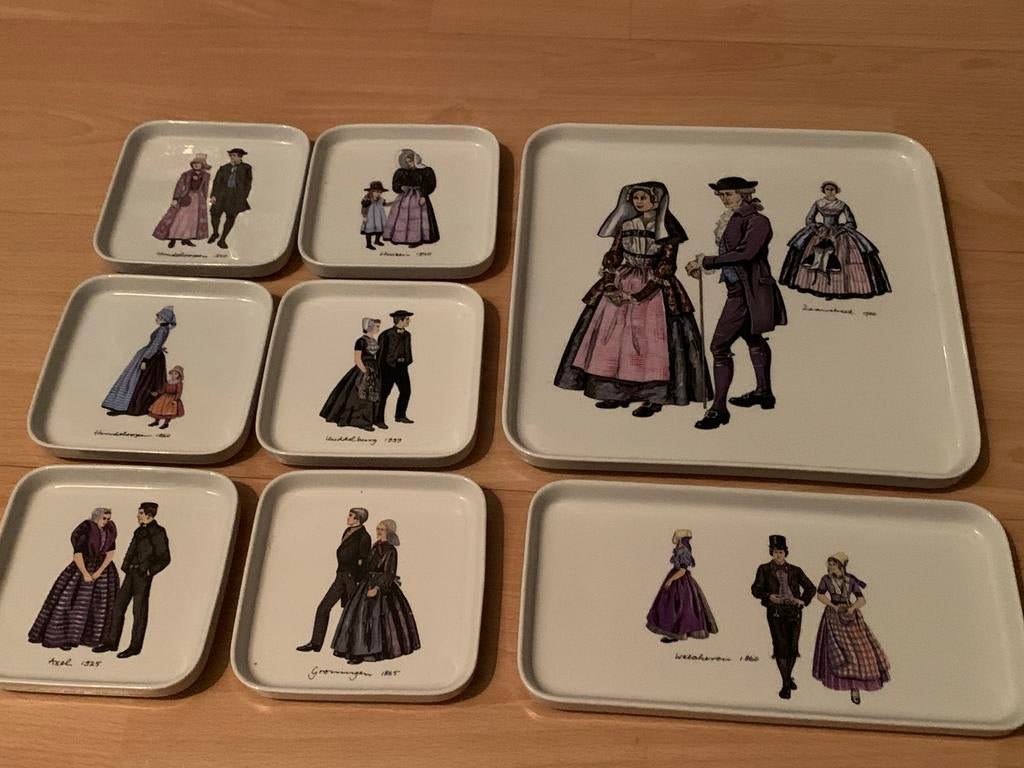 Villeroy Boch compleet 8 delig gebaksset, Ophalen of Verzenden