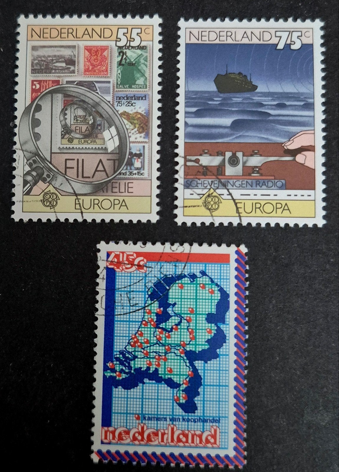 NVPH 1179-1180+1181 Diversen, Ophalen of Verzenden, Na 1940, Gestempeld