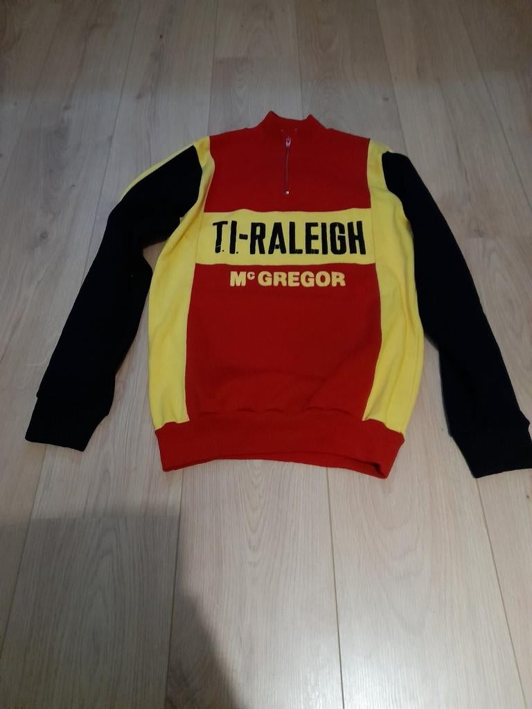 Vintage Wielershirt TI-Raleigh Mcgregor, Verzenden, Overige typen