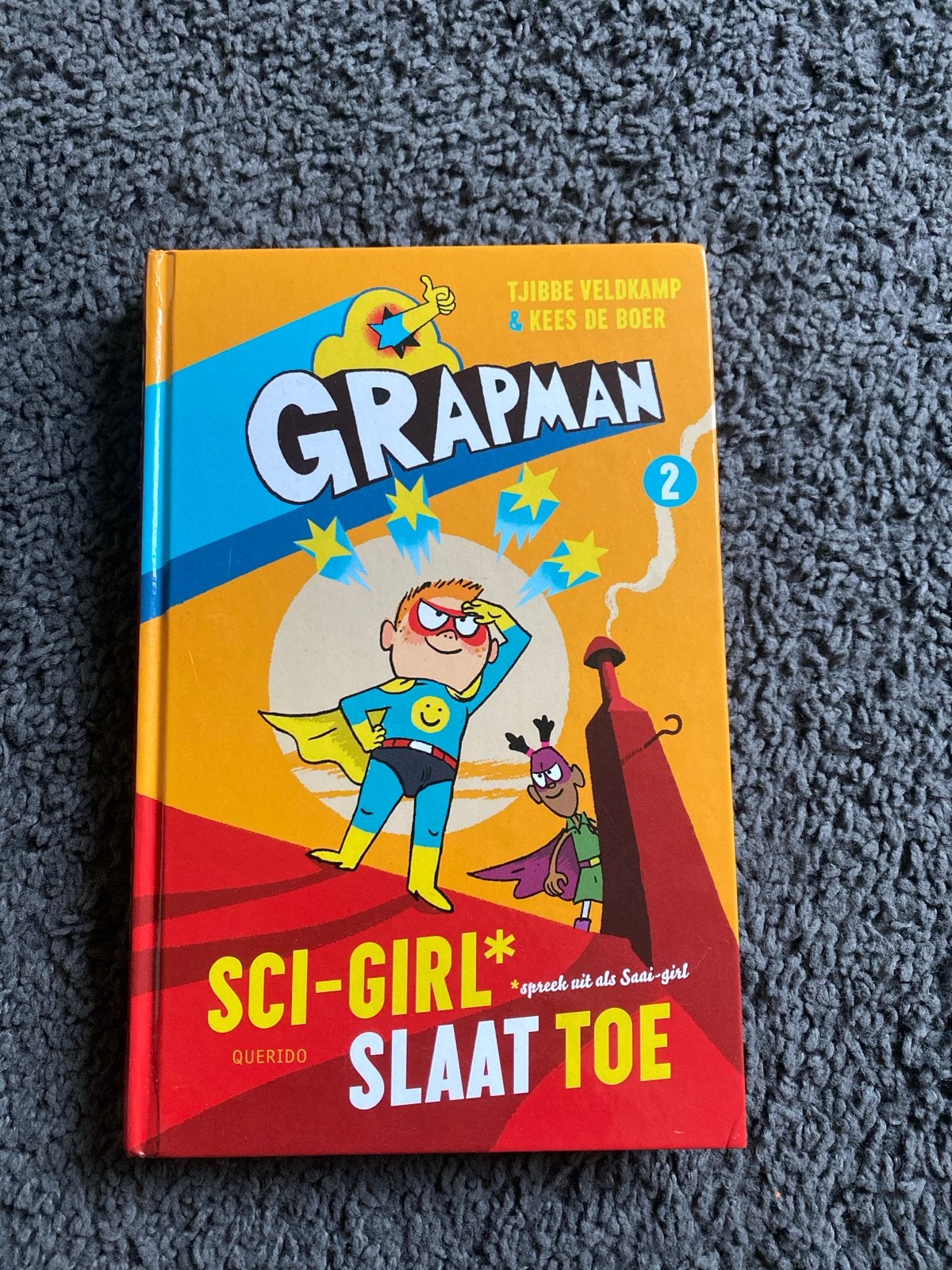 Grapman 2: Sci-Girl Slaat Toe - Tjibbe Veldkamp, Ophalen, Zo goed als nieuw, Fictie algemeen