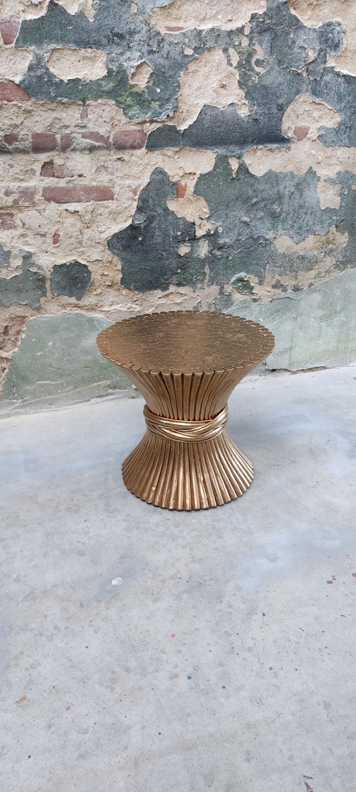 Gouden bijzettafel, Antiek en Kunst, Antiek | Kandelaars, Ophalen, Koper of Brons
